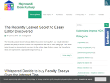 Tablet Screenshot of hdk.hajnowka.pl